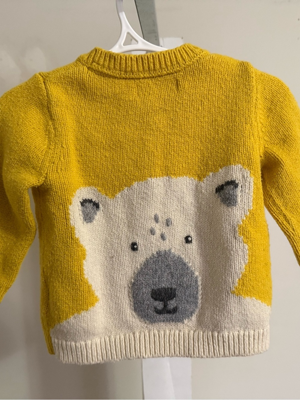 Baby Boden Wool Blend Polar Bear Cardigan - Picture 5 of 8
